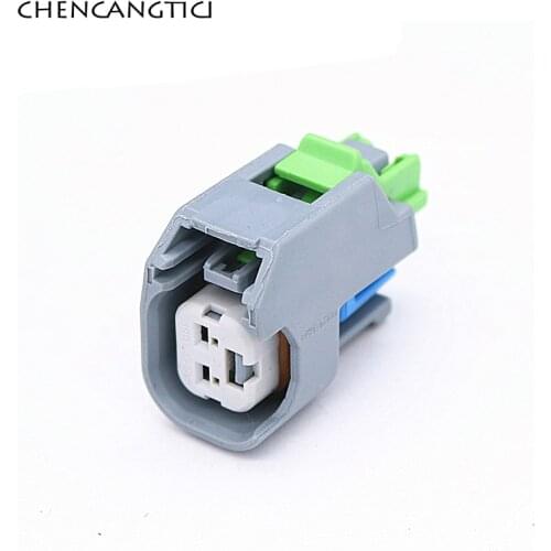 2 Sets 2 Pin Way Delphi EV6 USCAR Plug Auto Fuel Line Quick Injector Connector Socket For Buick 15419715 15423278 15423276