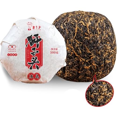 2020 Gold Buds Dian Hong Yunnan Black Chinese Tea Feng Qing Golden Melon Tuocha Dianhong 500g