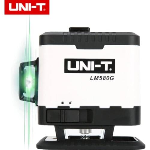 UNI-T New LM580G 3D Green Laser Level 12 Lines 360 Degree Horizontal Vertical Cross Laser Meter