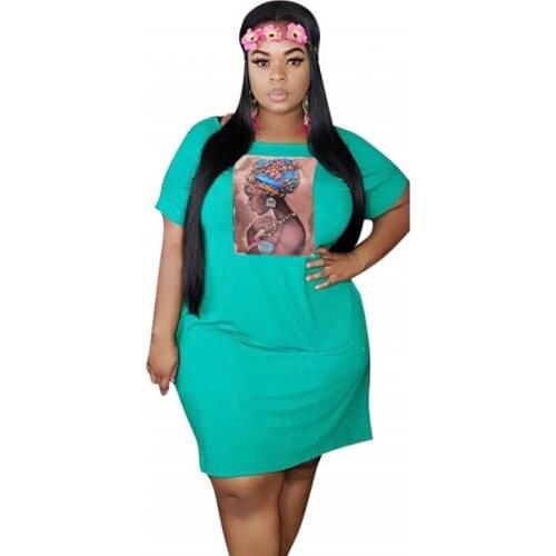 4XL 5XL Plus Size Dresses Women 2020 Summer Street Sexy Casual Party O Neck Mini T-shirt Dress Long Tee Top Lounge Wear Vestidos