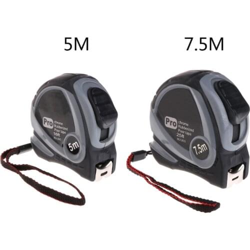 2020 New 5m 7.5m Retractable Measuring Tape Measure Ruler Rubberized Metric Tape Rule
