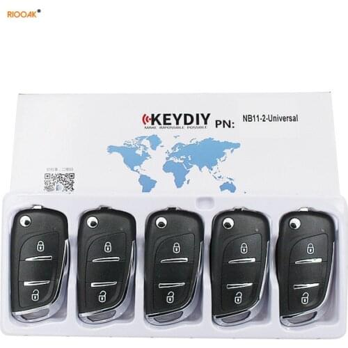 5PCS for Citroen Peugeot KD NB11-2 Remote 2 Button Universal Multi-functional for Keydiy KD900 URG200 KD200 KD-X2 peugeot 207