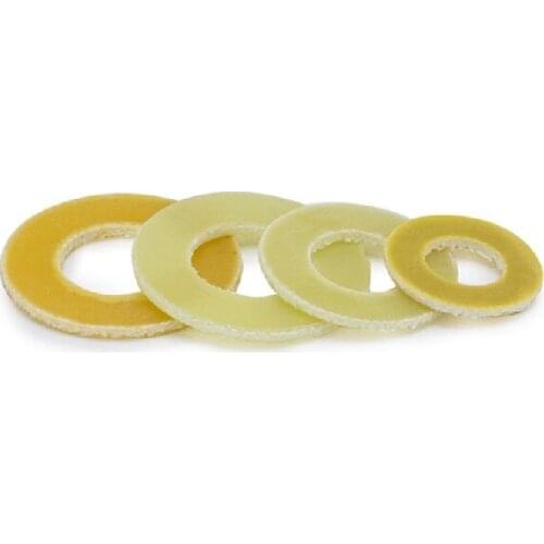 500/200/100PCS M3/4/5/6/8/10/12 ID bakelite washer insulating gaskets resin washers 0.8mm-1.2mm thickness