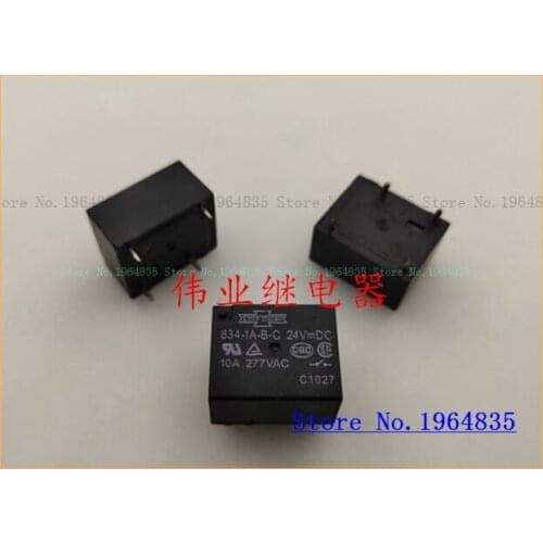 834-1A-B-C 24VDC 4 10A