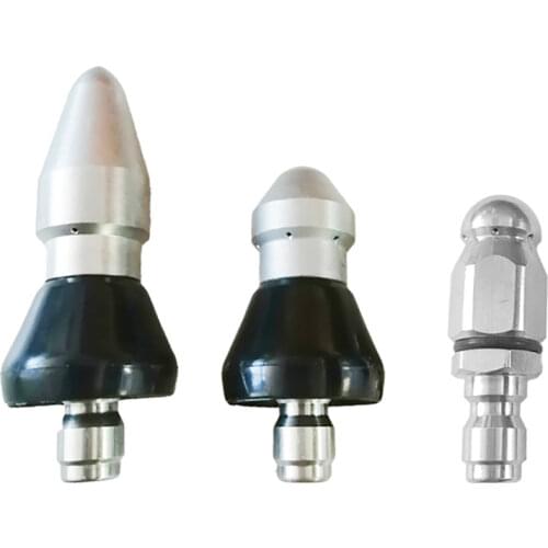 Cleaning Machine Accessories High Pressure Sewer Pipe Dredging Water Mouse Nozzle