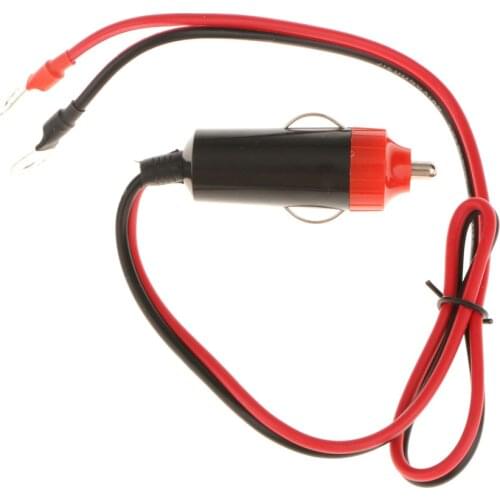 Auto Automotive Car Cigarette Lighter Socket 12 Volt 10A Male Plug Adapter Power Supply Inverter with Cable/Wire