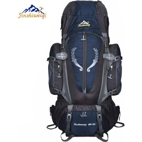 85L Climbing Bags Outdoor Backpack Climbing Backpack Sport Bag Camping Backpack Capacity Travel Bag Mountain Rucksack