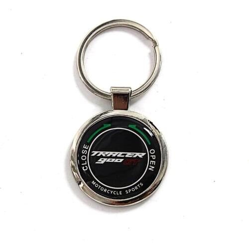 Motorcycle keychain key Ring with logo for Yamaha TRACER900GT 900GT TRACER