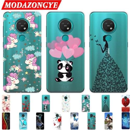 Nokia 7.2 Case Silicone TPU Phone Case On For Nokia 7.2 2019 TA-1196 TA-1181 TA-1178 TA-1193 6.2 Nokia7.2 Case Soft Cover