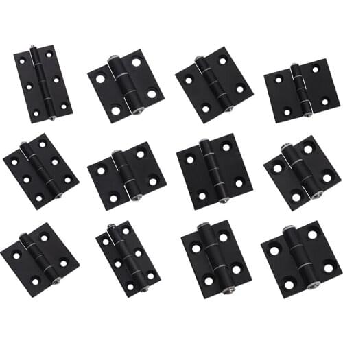 Aluminum Alloy Door Hinge Cabinet Hinge Electric Box Black Hinge Industrial Equipment Chassis Hinge