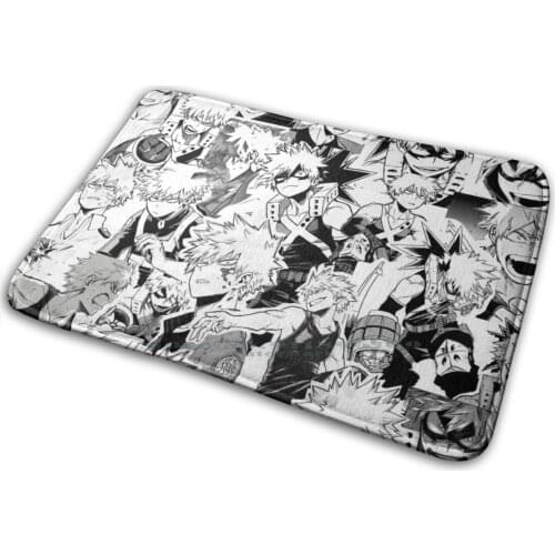 Katsuki Bakugo Mat Rug Carpet Anti - Slip Bedroom Entrance Door Mat Katsuki Bakugo Katsuki Bakugo Kacchan Ua Mha Bnha Boku No