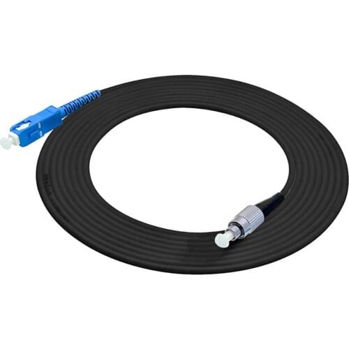984FT Outdoor Armored 300Meters FC-SC Simplex SM 9/125 OS1 3.0mm Singlemode Fiber Optic Cable Patch Cord Jumper fc to sc fc/fc