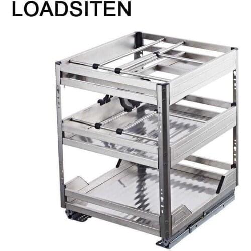 Organisadores Armario De Cosina Cestas Para Colgar En La Ducha Kuchnia Stainless Steel Organizer Rack Kitchen Cabinet Basket