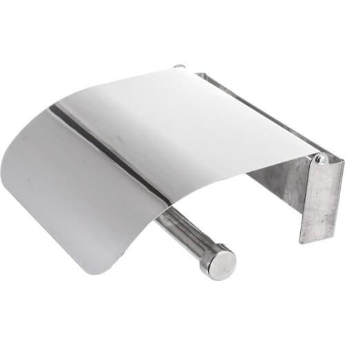 Durable Bathroom Case Toilet Paper Roll Holder Wall Mounted Stainless Steel Tissue Holder For Bathroom Supplies