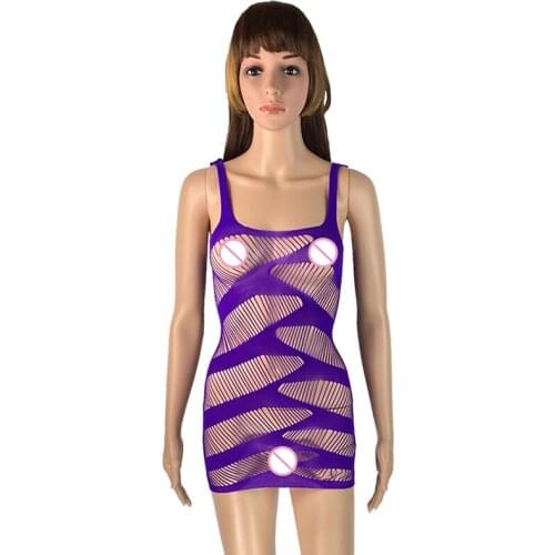 See Through Dress Mini Dress Women Sexy Teddies Body Fishnet Spandex Bodysuit Brand White Body Suit Plus Size Clubwear TB043