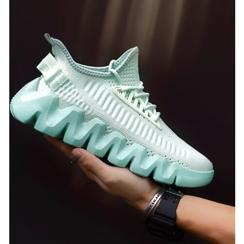PUPUDA Sport Sneakers Men Casual Sports Shoes Breathable Mens Shoes Lightweight Comfortable Shoes Fashion Sneakers 2020