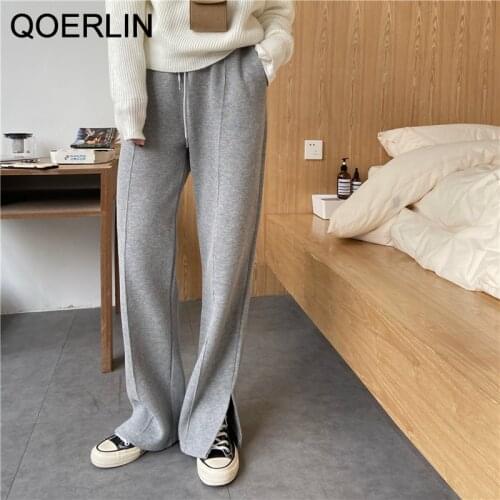 Женские бархатные брюки QoerliN China At AliExpress