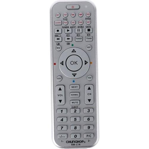 RM-L14 8in1 Universal Smart Remote Control With Learn Function For TV Controller