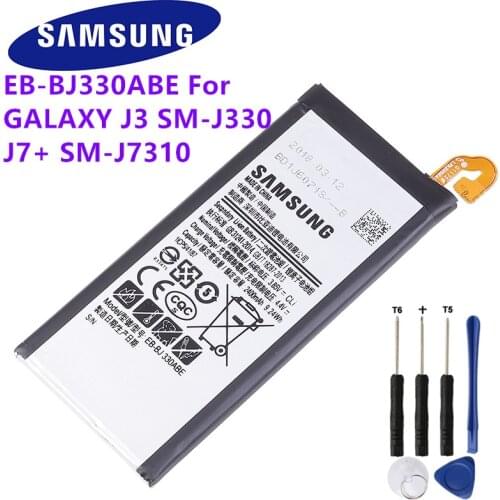 SAMSUNG Original EB-BJ330ABE 2400mAh Battery for Samsung Galaxy J3 2017 SM-J330 J3300 SM-J3300 SM-J330F J330FN J330G SM-J330L