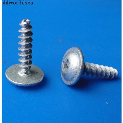 Shhworldsea 100pcs Free Shipping Zinc Clear Screw Fastener Clip For Audi