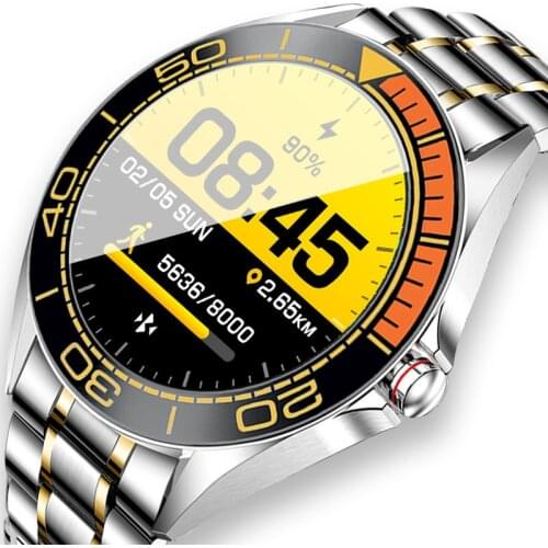 Smart Watch New Steel Sports Heart Rate Suitable for Android IOS Health Monitoring Wearing Watch with Cardiac Blood Pressure