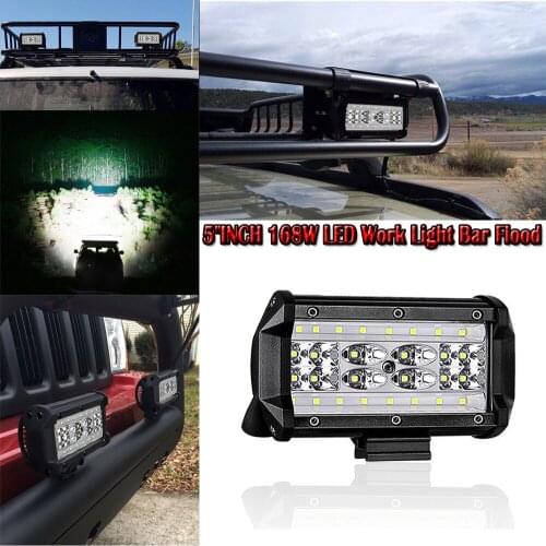5 Inch 12V 24V LED Bar Offroad Spot Flood Combo LED Light Bar/Work Light for Truck Car SUV 4WD 4x4 Boat ATV Barra LED Headlights