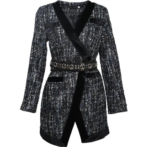 Vinieer Women's Long Blazers