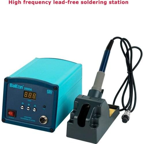 High Frequency Soldering Station 90W High Power Transformer Intelligent Dormancy Anti-static Soldering Iron BK2000A