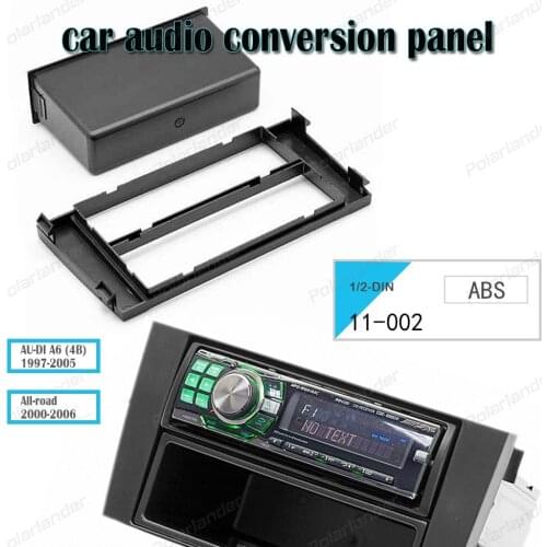 1-DIN/2-DIN for AU-DI A6 (4B) 1997-2005 for All-road 2000-2006 ABS material CD modified surface box original colors