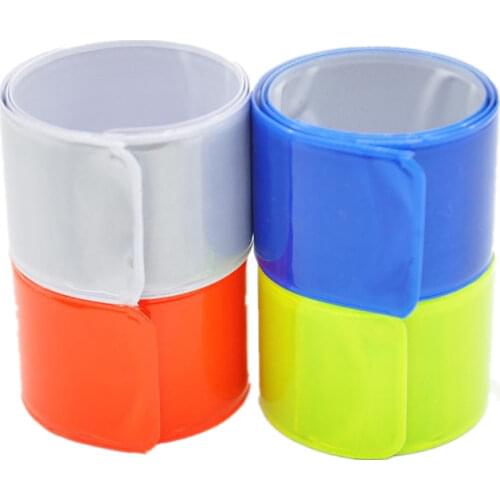 1pc 40cm Reflective Strap for Sports Running Cycling Reflective Strips Warning Tape Bike Safe Pants Leg Strap Reflector Tape