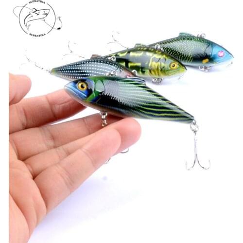 1Pcs 8.5cm/14.6g Wobblers VIB Sea Fish Fishing Lure Hard Baits Crankbait Artificial Pesca Isca With Hooks For Fishing Equipment