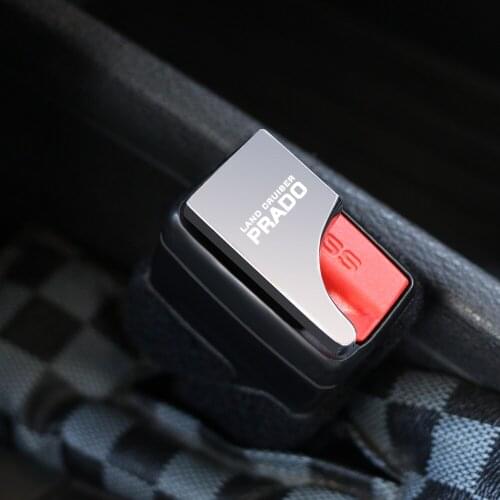 1PCS Hidden Car safety seat belt buckle clip For Toyota prado land cruiser accessories car styling