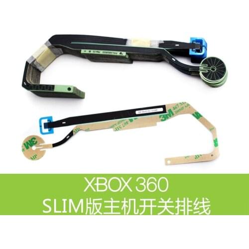 10pcs Power Switch Button Ribbon Flex Cable Replacement Parts For Xbox 360 Slim