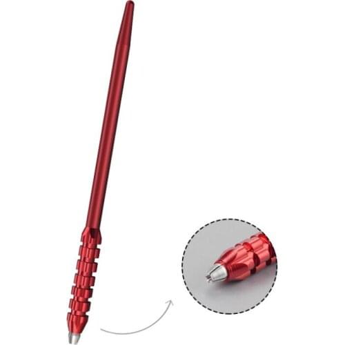 10pcs Round Microblading Pen Cosmetic Microblade Tattoo Pen Manual Permanent Makeup Pen 3D Eyebrow Lip Needle Tattoo Tool Supply