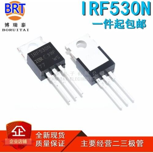 10pcs/lot IRF530N TO220 IRF530 TO-220 IRF530NPBF new and original IC