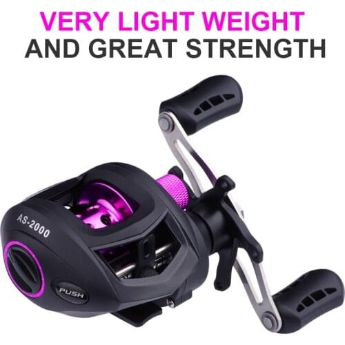 1000 2000 Baitcasting Reel Shallow Spool 6.3:1 High Speend Right Left Hand 5.5KG Max Drag Saltwater Fishing Reel High quality