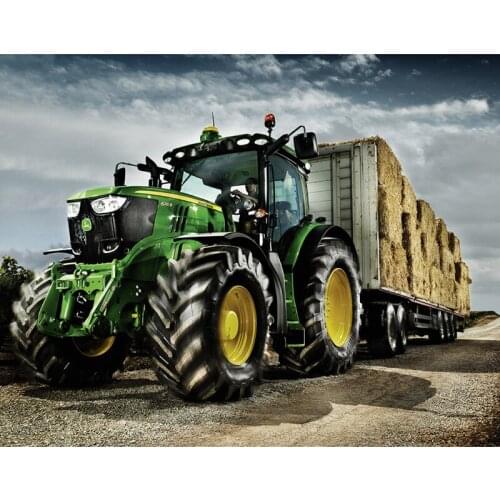 5D DIY Diamond Painting Embroidery Crystal Tractor Drawing Needlework Gift Full Diamond Cross stitch Home Decor FC218