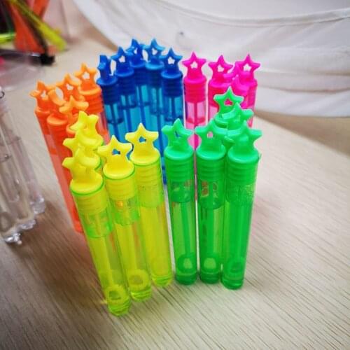 6/12pcs Empty Bubble Soap Bottles Wedding Birthday Festival Party Decoration Bubble Maker Kids Outdoor Bubble Toys
