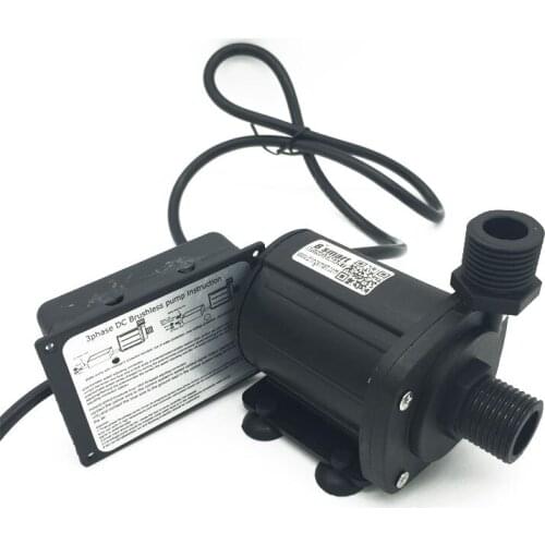Free Shipping SR1000B-T Household Cycling Use 12V DC Brushless Water Pump 24V Pressure Fountain Pump 630-1200L/H Circulator