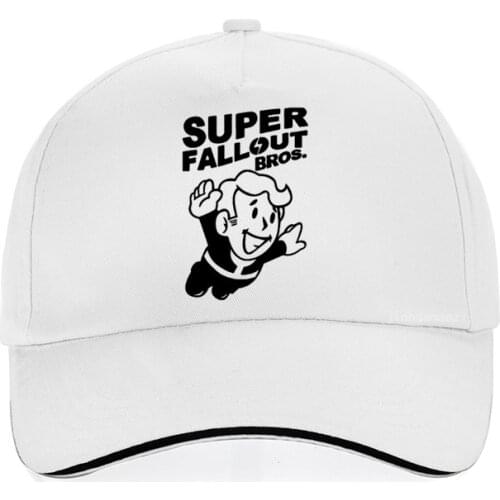 Super Fallout bros letter Print Baseball cap Vault Tec Gaming Video Game Fallout Man women snapback hats gorra