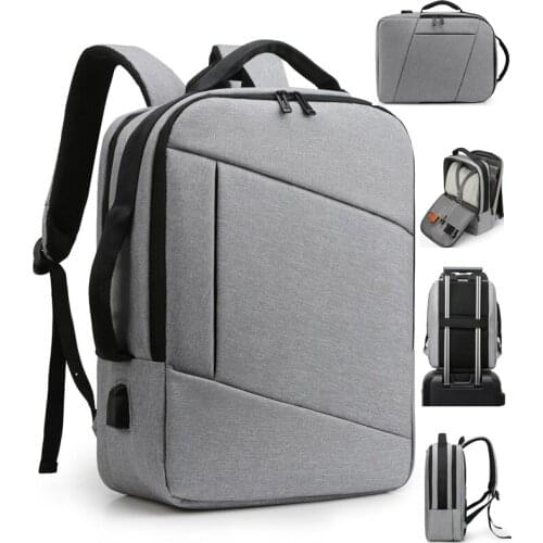2022 Large Mens Backpack Multifunctional Waterproof Bags Business Laptop Backpack USB Bagpack College Schoolbag Casual Rucksack