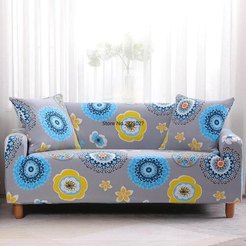 Sofa Cover Printed Elastic Cover Elastic Sofa Cover Seating Area Sofa Cover Sofa Cover 1/2/3/4 Seat