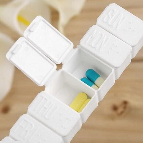 Medicine Weekly Storage Pill 7 Day Tablet Sorter Box Container Case Organizer