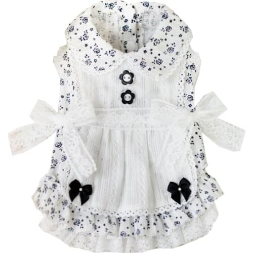 Chihuahua Yorkshire Terrier Puppy Small Dog Dress Skirt Cute Female Dog Clothes Pet Clothing Pomeranian Poodle Schnauzer Costume