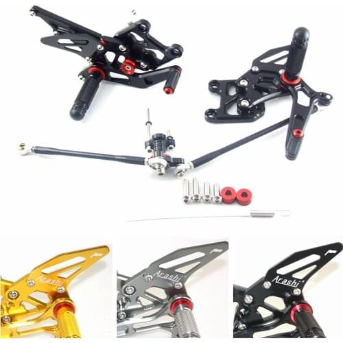 CNC Adjustable Rear Set Rearsets For HONDA CBR600RR 2007 2008 Foot Rest