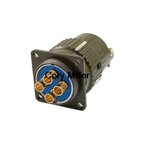 5.5mm Dia. 4 Pins Aviation Circular Connector Plug AC 500V 100A Y36M-4TK