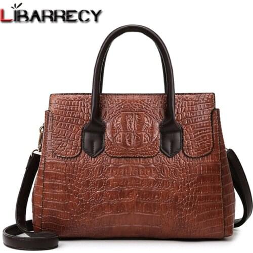 Alligator Pattern Design Women Crossbody Bags Luxury Ladies Shoulder Bag Fashionable High Quality Leather Womens Handbags Sac