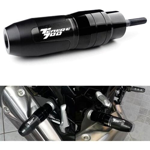 For Yamaha TENERE 700 TENERE700 2019-2020 Motorcycle CNC Accessoires Falling protection Exhaust Slider Crash pad slider with log