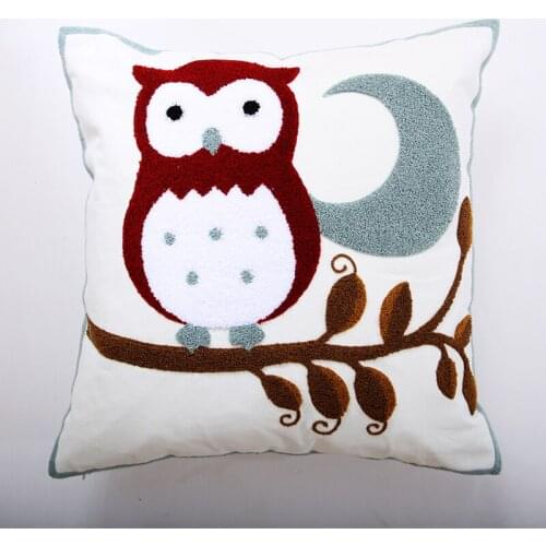 GYK115-Owl Cushion Case (No Filling) 1PC Polyester Home Decor Bedroom Decorative Sofa Car Throw Pillows
