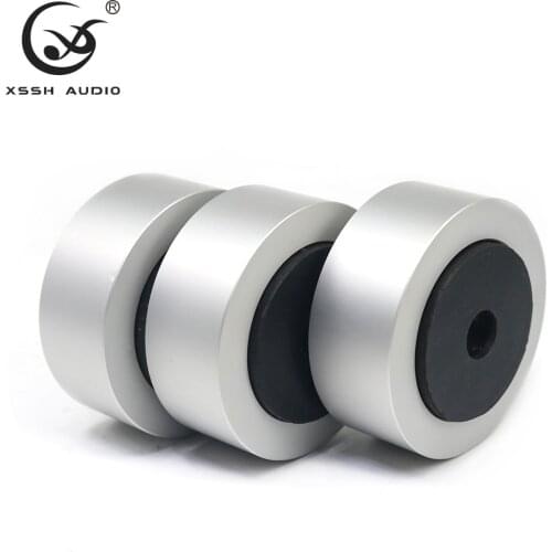 HIFI XSSH Audio Audiophile Shock Spikes Damping Pad HIFI Speaker Spike CD Amplifier ALUMINIUM ISOLATION Speaker Feet Stand Foot